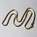 2.0mm 14k Yellow Gold Semi Solid Box Chain thumbnail 4