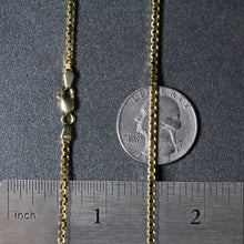 Load image into Gallery viewer, 2.0mm 14k Yellow Gold Semi Solid Box Chain