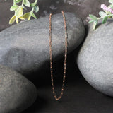 14K Rose Gold Fine Paperclip Chain (1.5mm) thumbnail 5