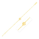 14K Yellow Gold Tree of Life Bracelet thumbnail 1
