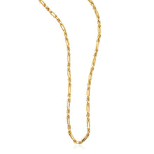 Load image into Gallery viewer, 14k Yellow Gold Figaro Chain Necklace