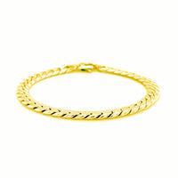 14K Yellow Gold Cuban Link Bracelet