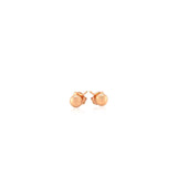 14k Rose Gold Ball Style Stud Earrings (4.0 mm) thumbnail 2