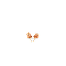 Load image into Gallery viewer, 14k Rose Gold Ball Style Stud Earrings (4.0 mm)