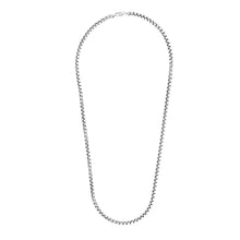 Load image into Gallery viewer, 4.4mm Sterling Silver Rhodium Plated Round Box Chain