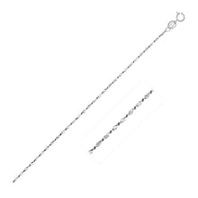 Load image into Gallery viewer, 14k White Gold Lumina Pendant Chain 0.8mm