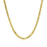 2.7mm 14k Yellow Gold Diamond Cut Round Franco Chain thumbnail 2