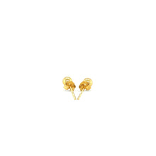 Load image into Gallery viewer, 10k Yellow Gold Ball Style Stud Earrings (4.0 mm)