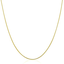 Load image into Gallery viewer, 14k Yellow Gold Thin Motif Round Omega Necklace