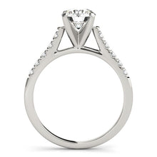 Load image into Gallery viewer, 14k White Gold Cathedral Design Diamond Engagement Ring (1 1/8 cttw)