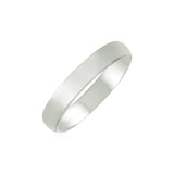 14k White Gold 4mm Comfort Fit Wedding Band thumbnail 2