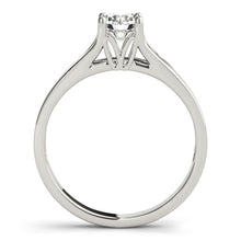 Load image into Gallery viewer, 14k White Gold Prong Set Style Solitaire Diamond Engagement Ring (1/2 cttw)