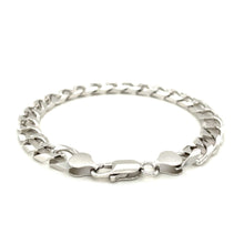 Load image into Gallery viewer, Sterling Silver Men&#39;s Bracelet in Cuban Curb Link Style