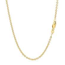 Load image into Gallery viewer, 14k Yellow Gold Round Cable Link Chain 1.9mm