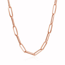 Load image into Gallery viewer, 14K Rose Gold Bold Paperclip Chain (4.2 mm)