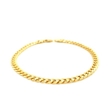 Load image into Gallery viewer, 4.5mm 14k Yellow Gold Miami Cuban Semi Solid Bracelet