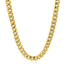 Load image into Gallery viewer, 5.0mm 14k Yellow Gold Semi Solid Miami Cuban Chain