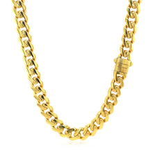 Load image into Gallery viewer, 14k Yellow Gold Polished Miami Cuban Chain Necklace