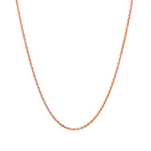 Load image into Gallery viewer, 14k Rose Gold Diamond Cut Cable Link Chain 1.3mm