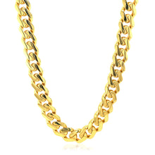 Load image into Gallery viewer, 14k Yellow Gold Polished Miami Cuban Chain Necklace