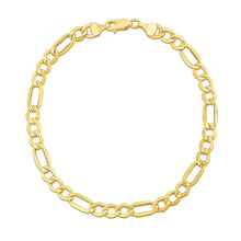 Load image into Gallery viewer, 5.4mm 10k Yellow Gold Lite Figaro Bracelet