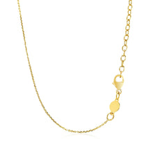 Load image into Gallery viewer, 14k Yellow Gold Necklace with Polished Curved Bar Pendant