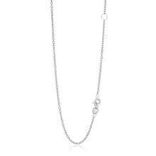 Load image into Gallery viewer, 14k White Gold Adjustable Cable Chain 1.5mm