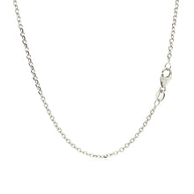 Load image into Gallery viewer, 14k White Gold Adjustable Cable Chain 1.5mm