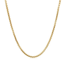 Load image into Gallery viewer, 14k Yellow Gold Solid Round Box Chain 1.6 mm